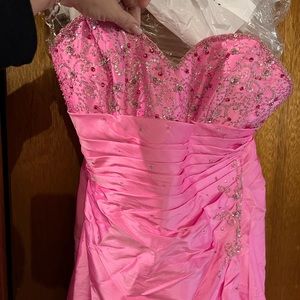 Pink formal dress - plus size
